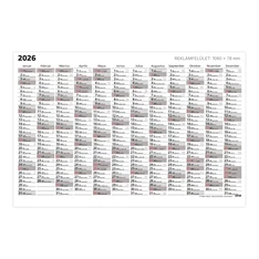 Kalendart 2026 T101 Terminus A0 plakátnaptár