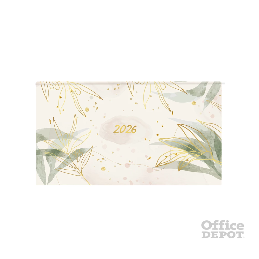 Kalendart Joy 2026 J030 Levelek heti beosztású fekvő zsebnaptár