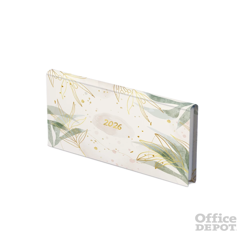 Kalendart Joy 2026 J030 Levelek heti beosztású fekvő zsebnaptár