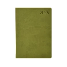 Kalendart Madeira 2026 M021 A5 napi beosztású zöld-zöld határidőnapló