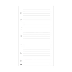 Kalendart Saturnus S326/F vonalas jegyzetlap gyűrűs naptár kiegészítő