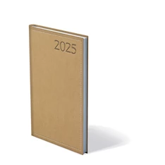 Kalendart Traditional 2025 T035 bézs heti beosztású álló zsebnaptár Kalendart Traditional 2025 T035 bézs heti beosztású álló zsebnaptár