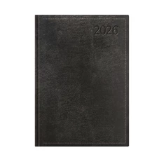 Kalendart Traditional 2026 T011 B5 heti beosztású fekete határidőnapló