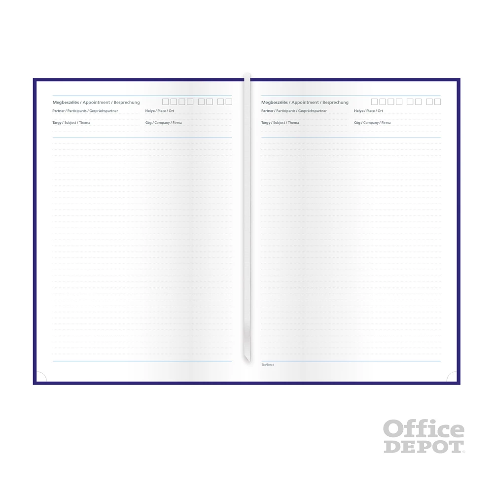 Kalendart Traditional T160 A4 bordó tárgyalási napló