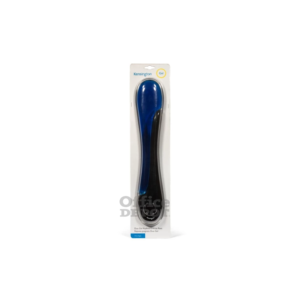 Kensington 62397 Duo Gel billentyűzethez géltöltésű fekete-kék csuklótámasz
