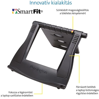 Kensington SmartFit® Easy Riser állítható magasságú notebook állvány Kensington SmartFit® Easy Riser állítható magasságú notebook állvány