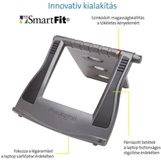 Kensington SmartFit® Easy Riser™ állítható magasságú notebook állvány, szürke Kensington SmartFit® Easy Riser™ állítható magasságú notebook állvány, szürke