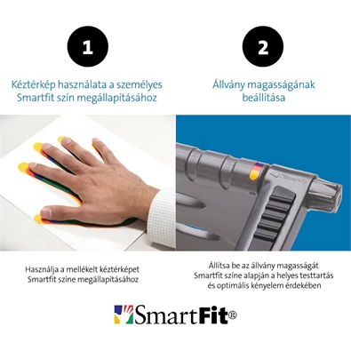 Kensington SmartFit® Easy Riser™ állítható magasságú notebook állvány, szürke Kensington SmartFit® Easy Riser™ állítható magasságú notebook állvány, szürke