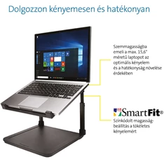Kensington SmartFit® állítható magasságú notebook állvány Kensington SmartFit® állítható magasságú notebook állvány