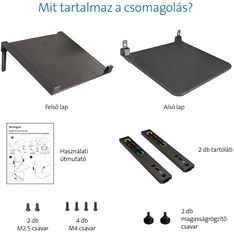 Kensington SmartFit® állítható magasságú notebook állvány Kensington SmartFit® állítható magasságú notebook állvány