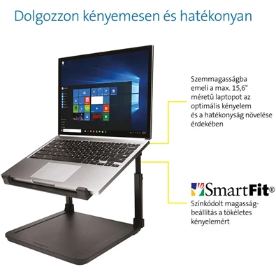 Kensington SmartFit® állítható magasságú notebook állvány Kensington SmartFit® állítható magasságú notebook állvány