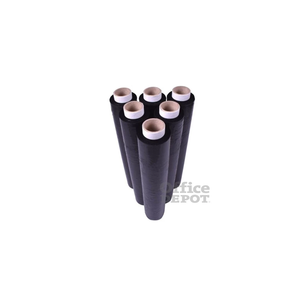 Kézi 23 mic. fekete stretch fólia