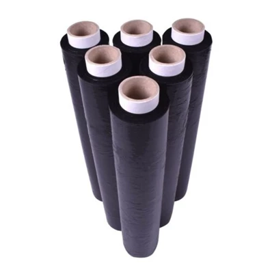 Kézi 23 mic. fekete stretch fólia Kézi 23 mic. fekete stretch fólia