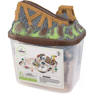 KidKraft fa vonatkészlet