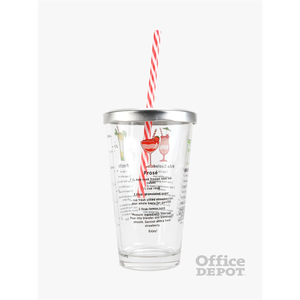 Kikkerland GL16 300ml smoothie pohár recepttel