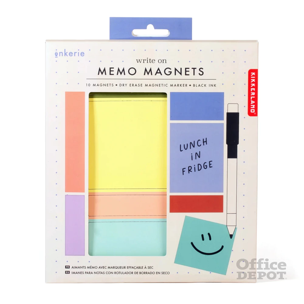 Kikkerland INK08 mágneses post-it