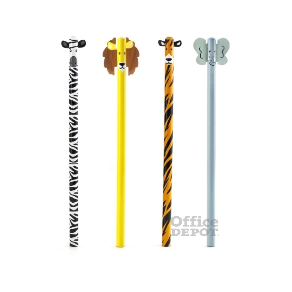 Kikkerland S/4 Safari állatos ceruza
