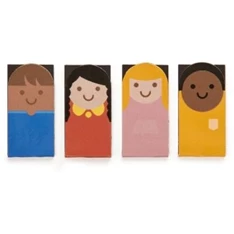 Kikkerland S/4 emberek mágneses könyvjelző