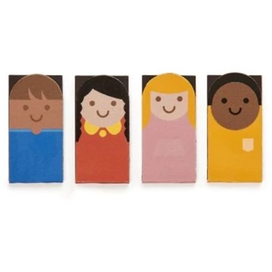 Kikkerland S/4 emberek mágneses könyvjelző