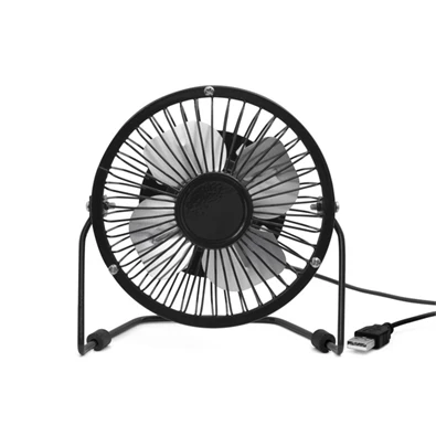 Kikkerland US143-BK-EU USB-s fekete asztali ventilátor Kikkerland US143-BK-EU USB-s fekete asztali ventilátor