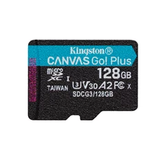 Kingston 128GB SD micro Canvas Go! Plus (SDXC Class 10 UHS-I U3) (SDCG3/128GBSP) memóriakártya Kingston 128GB SD micro Canvas Go! Plus (SDXC Class 10 UHS-I U3) (SDCG3/128GBSP) memóriakártya