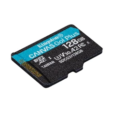 Kingston 128GB SD micro Canvas Go! Plus (SDXC Class 10 UHS-I U3) (SDCG3/128GBSP) memóriakártya Kingston 128GB SD micro Canvas Go! Plus (SDXC Class 10 UHS-I U3) (SDCG3/128GBSP) memóriakártya