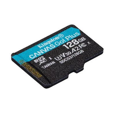 Kingston 128GB SD micro Canvas Go! Plus (SDXC Class 10 UHS-I U3) (SDCG3/128GBSP) memóriakártya Kingston 128GB SD micro Canvas Go! Plus (SDXC Class 10 UHS-I U3) (SDCG3/128GBSP) memóriakártya