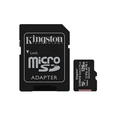Kingston 128GB SD micro Canvas Select Plus (SDXC Class 10 A1) (SDCS2/128GB) memóriakártya adapterrel Kingston 128GB SD micro Canvas Select Plus (SDXC Class 10 A1) (SDCS2/128GB) memóriakártya adapterrel