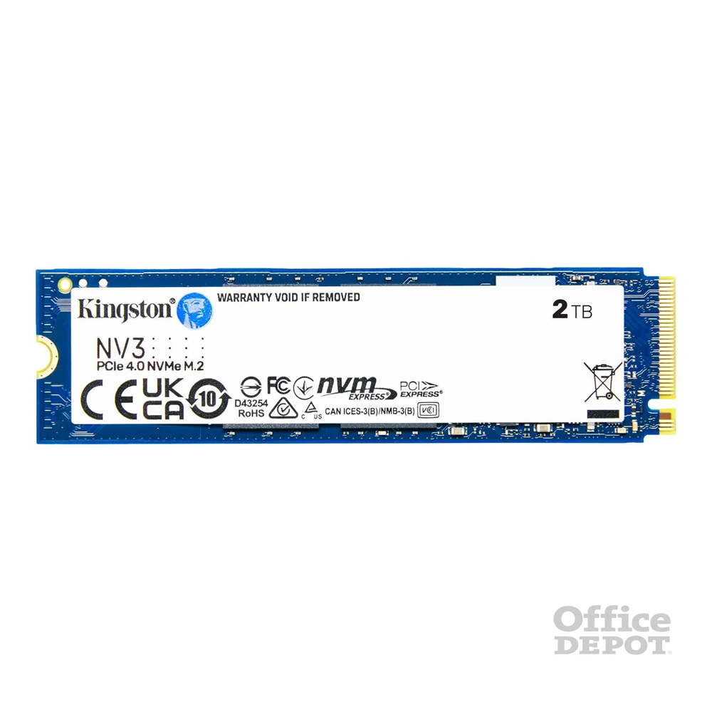 Kingston 2000GB M.2 NVMe 2280 PCIe 4.0 NV3 (SNV3S/2000G) SSD