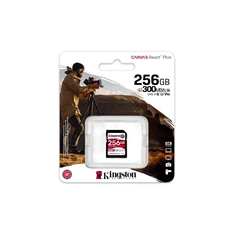 Kingston 256GB SD Canvas React Plus (SDXC Class 10 UHS-II U3) (SDR2/256GB) memóriakártya Kingston 256GB SD Canvas React Plus (SDXC Class 10 UHS-II U3) (SDR2/256GB) memóriakártya