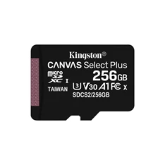 Kingston 256GB SD micro Canvas Select Plus (SDXC Class 10 A1) (SDCS2/256GBSP) memóriakártya Kingston 256GB SD micro Canvas Select Plus (SDXC Class 10 A1) (SDCS2/256GBSP) memóriakártya