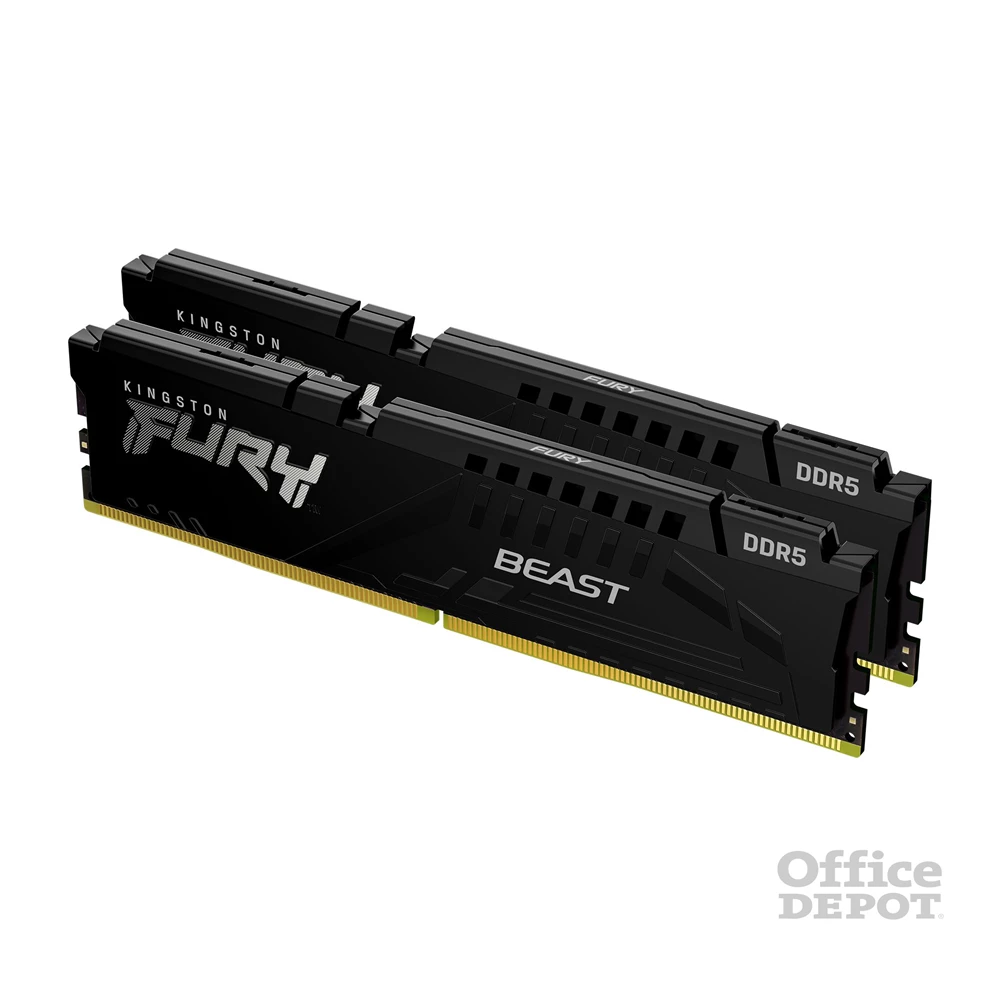 Kingston 32GB 5600MHz DDR-5 FURY Beast Black EXPO (Kit! 2db 16GB) (KF556C36BBEK2-32) memória