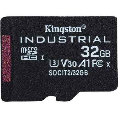 Kingston 32GB SD micro Industrial (SDHC Class 10 A1) (SDCIT2/32GBSP) memóriakártya Kingston 32GB SD micro Industrial (SDHC Class 10 A1) (SDCIT2/32GBSP) memóriakártya