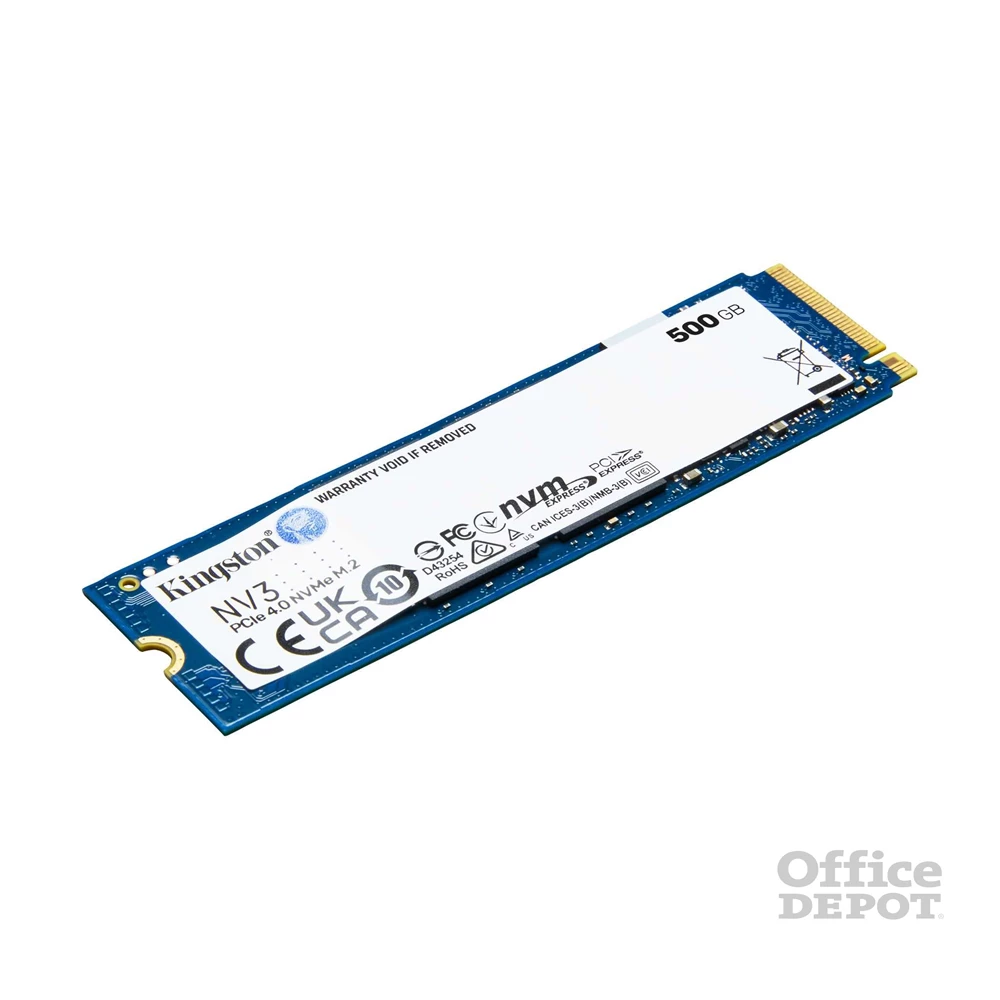 Kingston 500GB M.2 NVMe 2280 PCIe 4.0 NV3 (SNV3S/500G) SSD