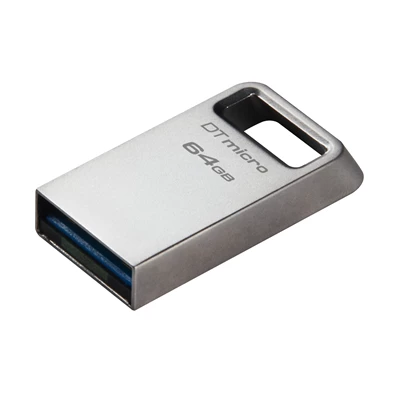Kingston 64GB DataTraveler Micro USB3.2 A Ezüst (DTMC3G2/64GB) Flash Drive Kingston 64GB DataTraveler Micro USB3.2 A Ezüst (DTMC3G2/64GB) Flash Drive