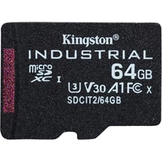 Kingston 64GB SD micro Industrial (SDXC Class 10 A1) (SDCIT2/64GBSP) memóriakártya Kingston 64GB SD micro Industrial (SDXC Class 10 A1) (SDCIT2/64GBSP) memóriakártya