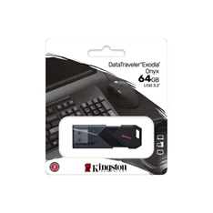 Kingston 64GB USB 3.2 Gen1 fekete DataTraveler Exodia Onyx (DTXON/64GB) Flash Drive Kingston 64GB USB 3.2 Gen1 fekete DataTraveler Exodia Onyx (DTXON/64GB) Flash Drive