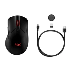 Kingston HyperX Pulsefire Dart vezeték nélküli fekete gamer egér Kingston HyperX Pulsefire Dart vezeték nélküli fekete gamer egér