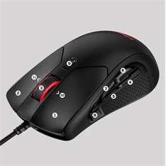 Kingston HyperX Pulsefire Raid fekete gamer egér Kingston HyperX Pulsefire Raid fekete gamer egér