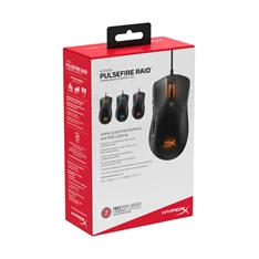 Kingston HyperX Pulsefire Raid fekete gamer egér Kingston HyperX Pulsefire Raid fekete gamer egér