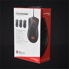Kingston HyperX Pulsefire Raid fekete gamer egér Kingston HyperX Pulsefire Raid fekete gamer egér