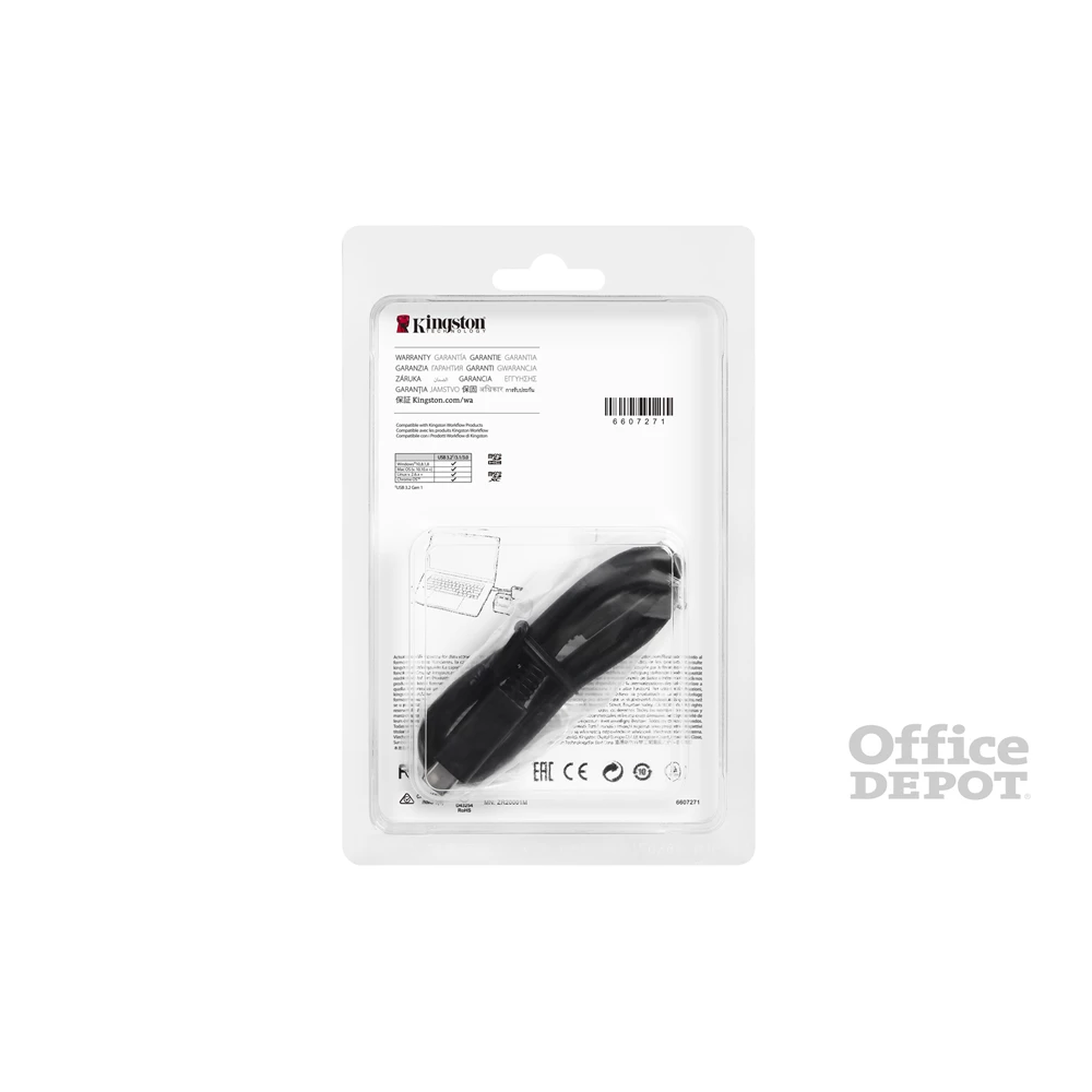 Kingston Workflow USB 3.2 micro SD kártyaolvasó