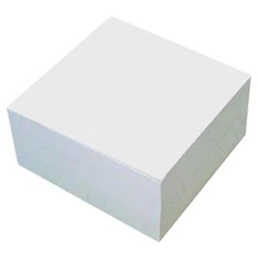 8,5x8,5x4,5cm fehér kockatömb 8,5x8,5x4,5cm fehér kockatömb