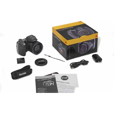 Kodak Pixpro AZ528-BK Digitális fekete fényképezőgép Kodak Pixpro AZ528-BK Digitális fekete fényképezőgép