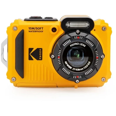 Kodak Pixpro WPZ2 vízálló/porálló/ütésálló digitális sárga fényképezőgép + 16Gb microSd + akkumulátor Kodak Pixpro WPZ2 vízálló/porálló/ütésálló digitális sárga fényképezőgép + 16Gb microSd + akkumulátor