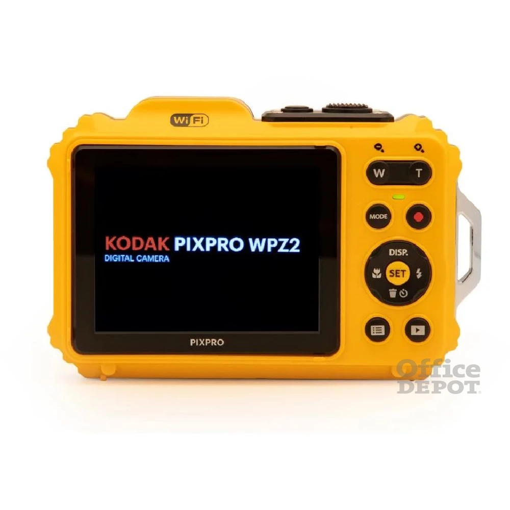 Kodak Pixpro WPZ2 vízálló/porálló/ütésálló digitális sárga  fényképezőgép + 16Gb microSd + akkumulátor