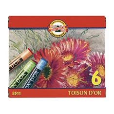 Koh-I-Noor Toison 8511 6db-os vegyes színű porkréta Koh-I-Noor Toison 8511 6db-os vegyes színű porkréta