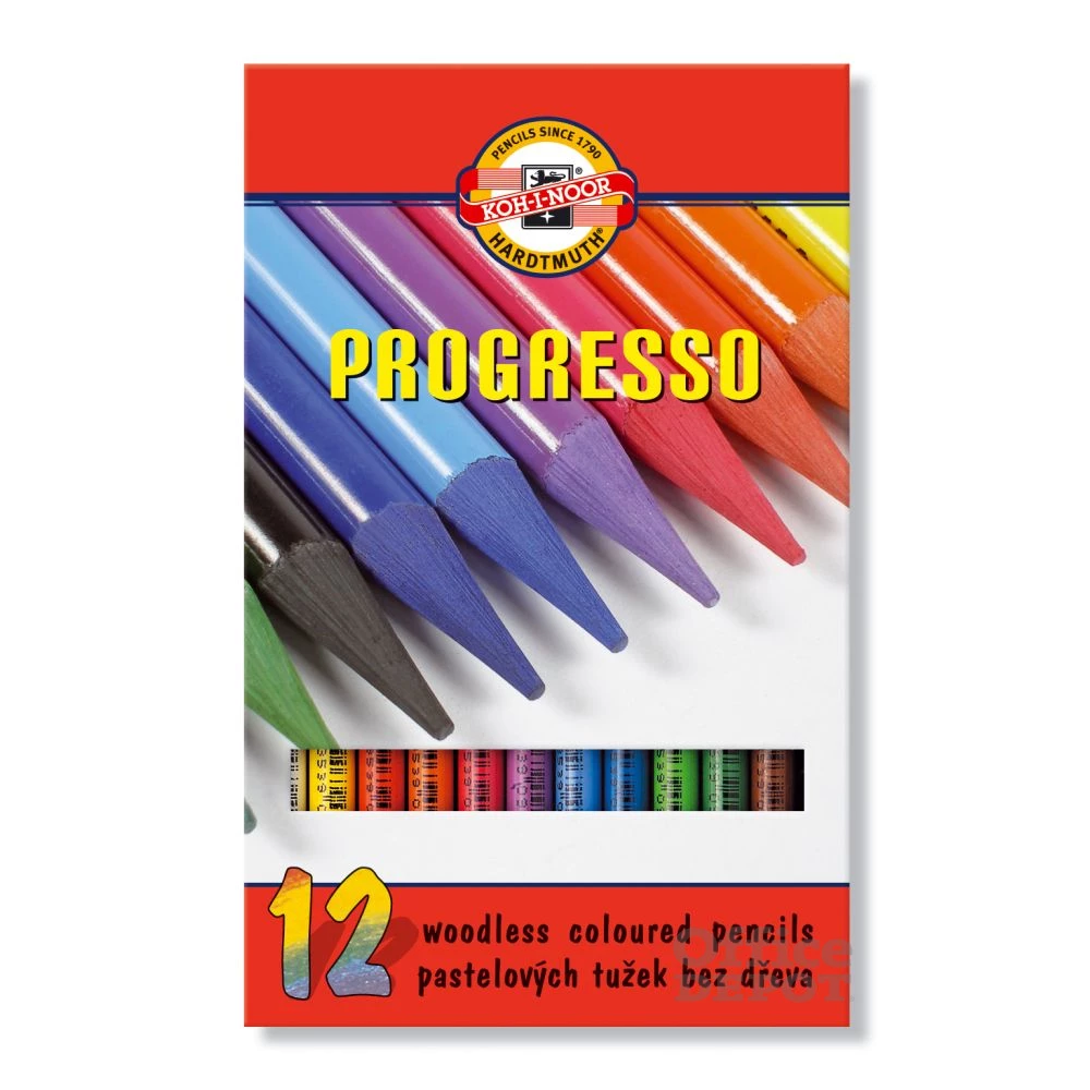 Koh-I-Noor Progresso 8756 12db-os színesceruza készlet