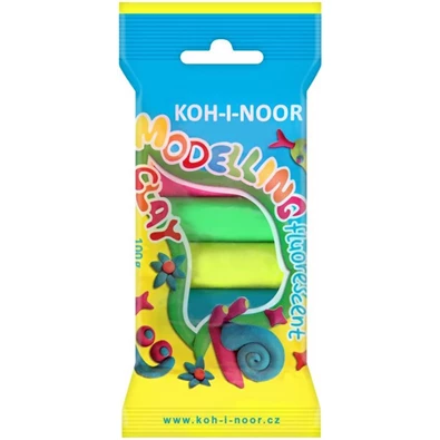 Koh-I-Noor 5 színű neon gyurma Koh-I-Noor 5 színű neon gyurma