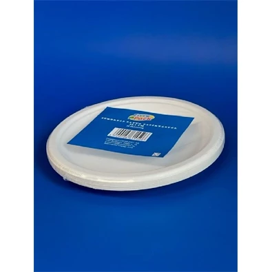 Komp 14627 22,5cm 10db/csom natúr cukornád papírtányér Komp 14627 22,5cm 10db/csom natúr cukornád papírtányér